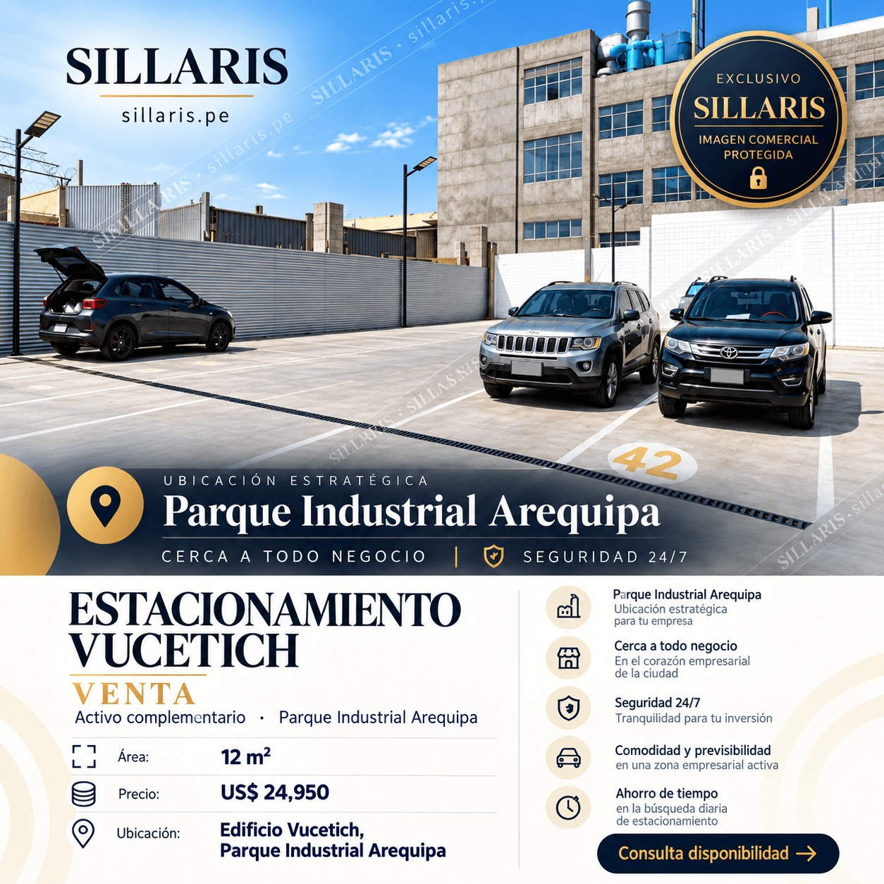 Estacionamiento N° 43 en venta — Edificio Vucetich